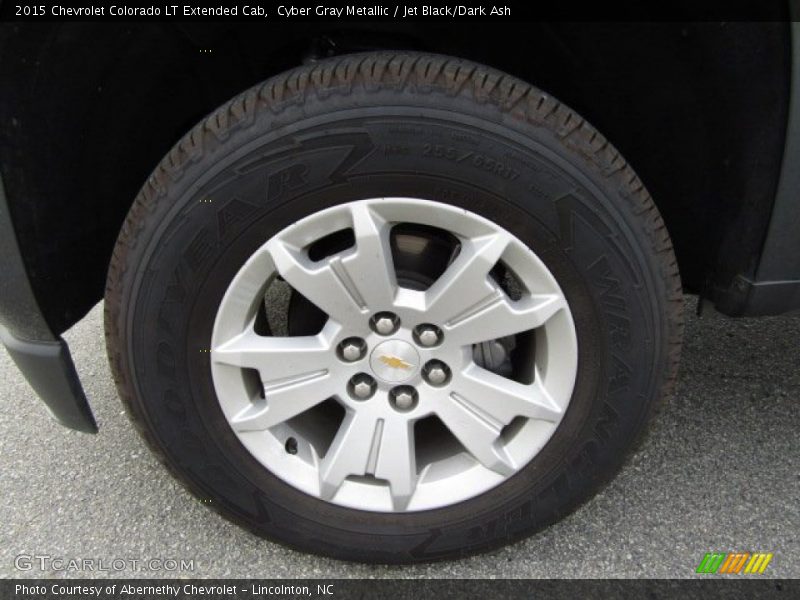 Cyber Gray Metallic / Jet Black/Dark Ash 2015 Chevrolet Colorado LT Extended Cab