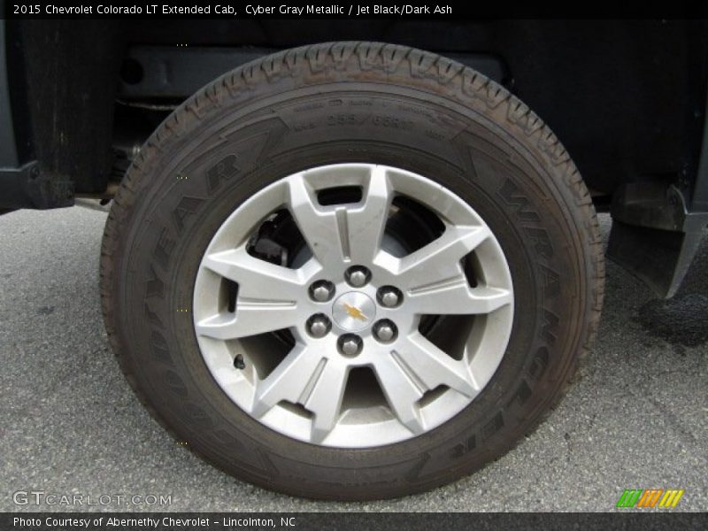 Cyber Gray Metallic / Jet Black/Dark Ash 2015 Chevrolet Colorado LT Extended Cab