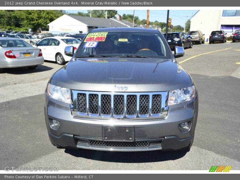 Mineral Gray Metallic / New Saddle/Black 2012 Jeep Grand Cherokee Overland 4x4