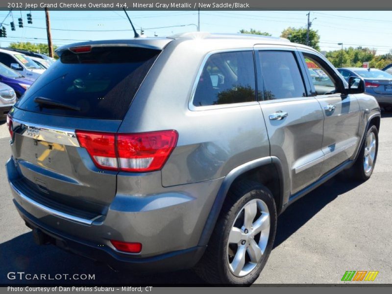 Mineral Gray Metallic / New Saddle/Black 2012 Jeep Grand Cherokee Overland 4x4