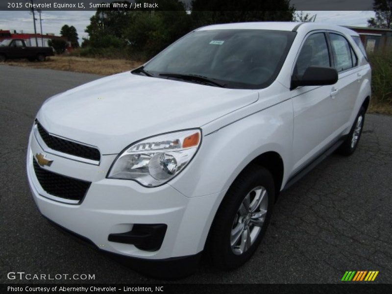 Summit White / Jet Black 2015 Chevrolet Equinox LS