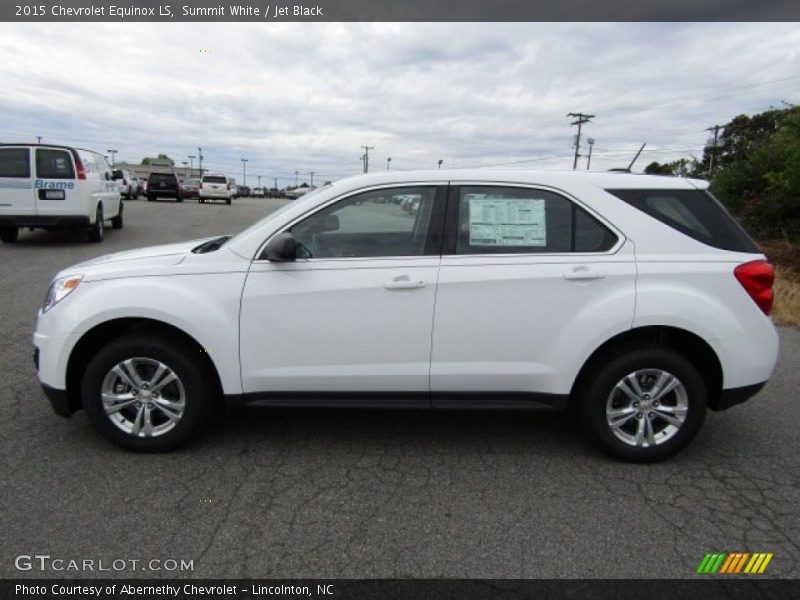 Summit White / Jet Black 2015 Chevrolet Equinox LS