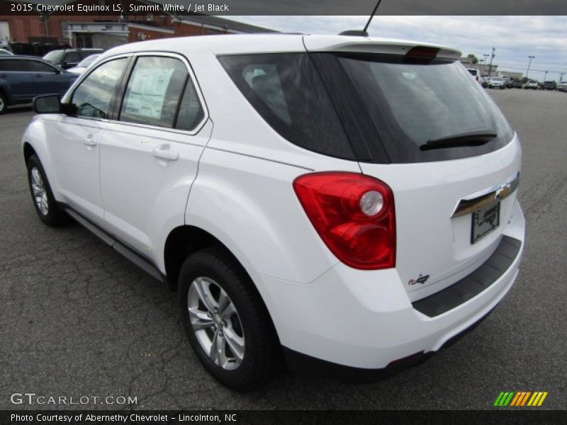 Summit White / Jet Black 2015 Chevrolet Equinox LS
