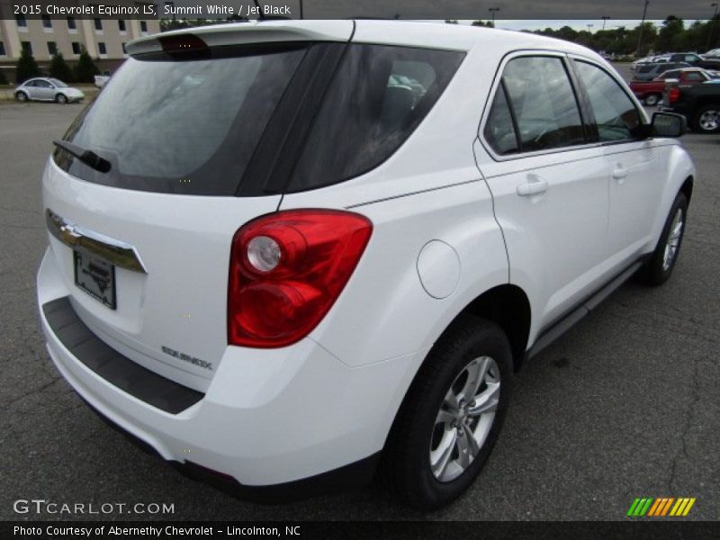 Summit White / Jet Black 2015 Chevrolet Equinox LS