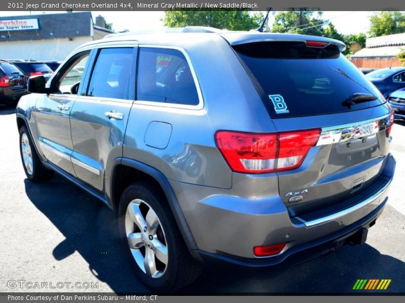 Mineral Gray Metallic / New Saddle/Black 2012 Jeep Grand Cherokee Overland 4x4