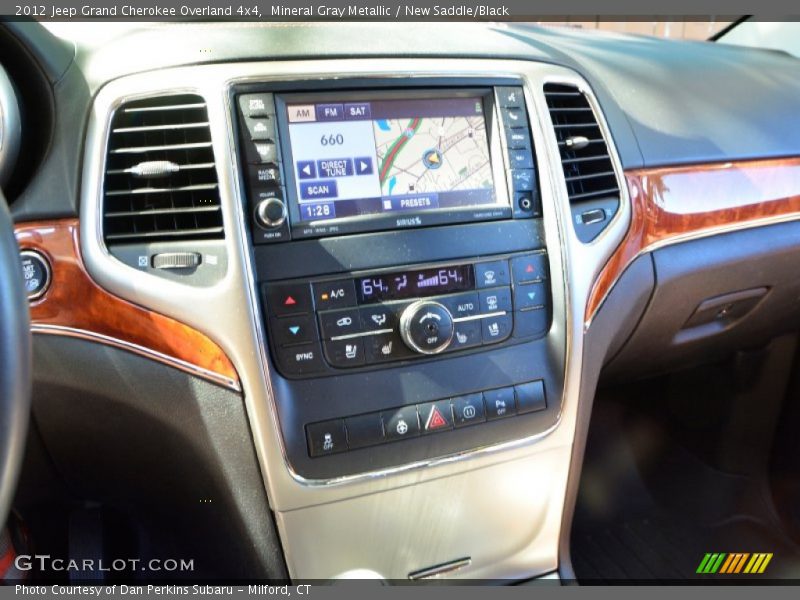Mineral Gray Metallic / New Saddle/Black 2012 Jeep Grand Cherokee Overland 4x4
