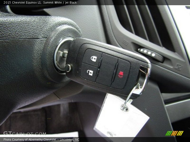Summit White / Jet Black 2015 Chevrolet Equinox LS