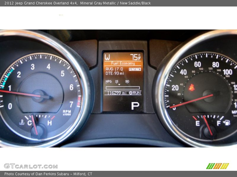 Mineral Gray Metallic / New Saddle/Black 2012 Jeep Grand Cherokee Overland 4x4