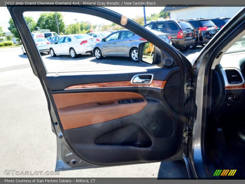Mineral Gray Metallic / New Saddle/Black 2012 Jeep Grand Cherokee Overland 4x4