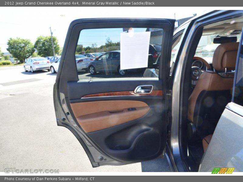 Mineral Gray Metallic / New Saddle/Black 2012 Jeep Grand Cherokee Overland 4x4