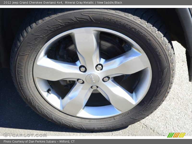 Mineral Gray Metallic / New Saddle/Black 2012 Jeep Grand Cherokee Overland 4x4