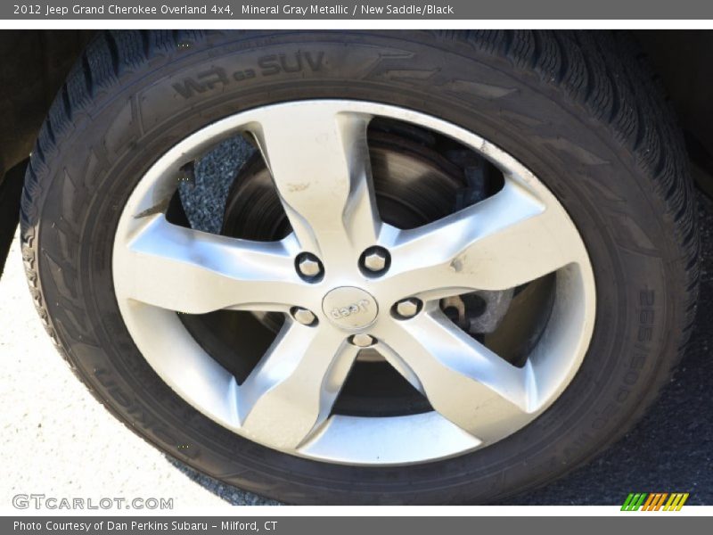 Mineral Gray Metallic / New Saddle/Black 2012 Jeep Grand Cherokee Overland 4x4