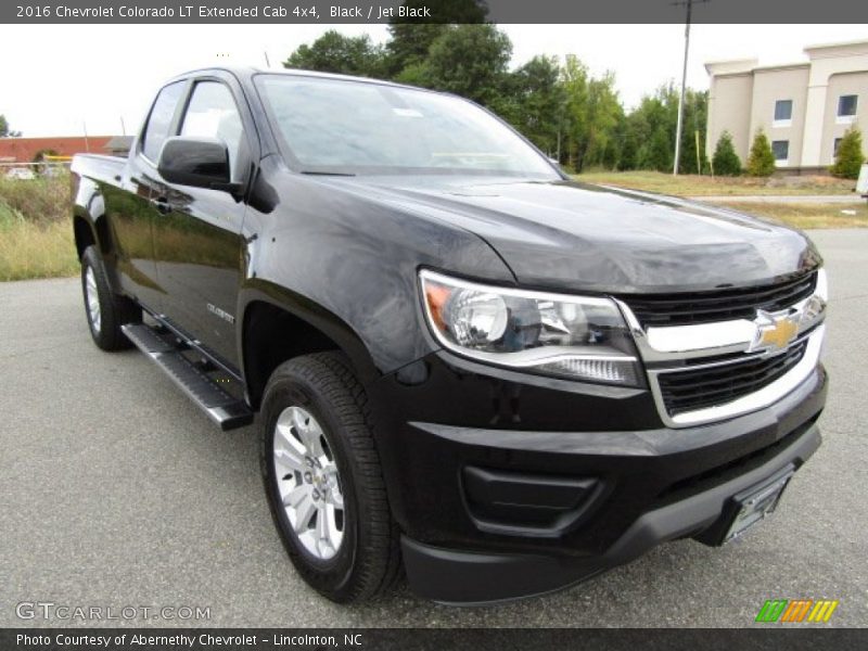 Black / Jet Black 2016 Chevrolet Colorado LT Extended Cab 4x4