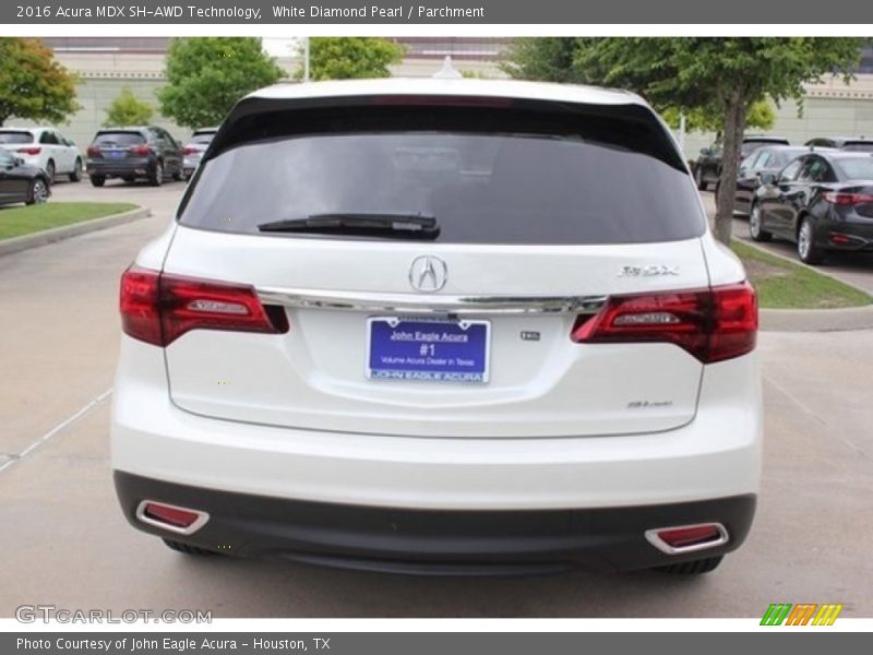 White Diamond Pearl / Parchment 2016 Acura MDX SH-AWD Technology