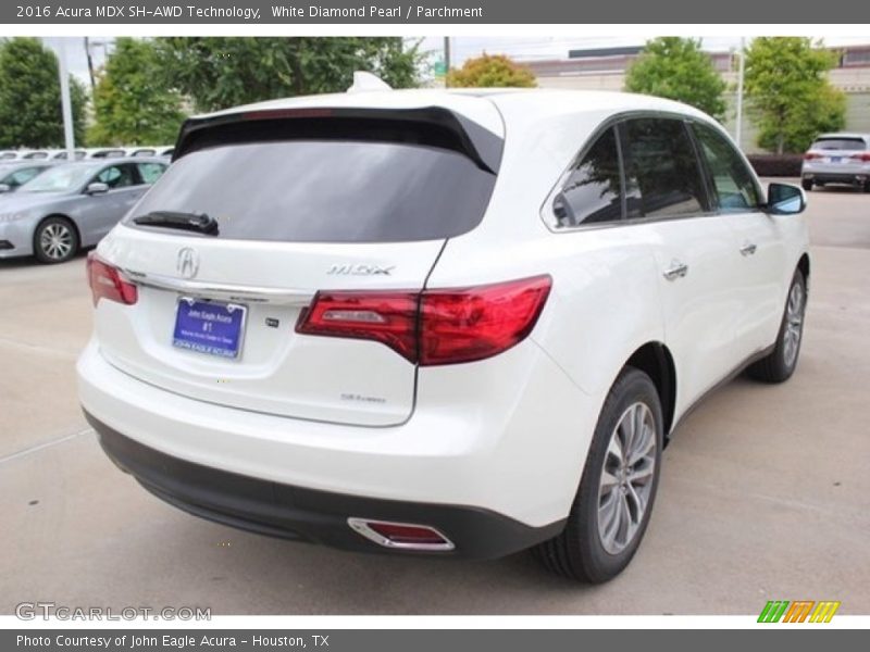 White Diamond Pearl / Parchment 2016 Acura MDX SH-AWD Technology