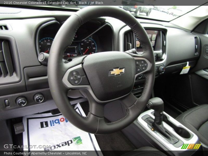Dashboard of 2016 Colorado LT Extended Cab 4x4