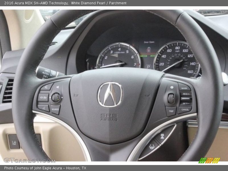 White Diamond Pearl / Parchment 2016 Acura MDX SH-AWD Technology