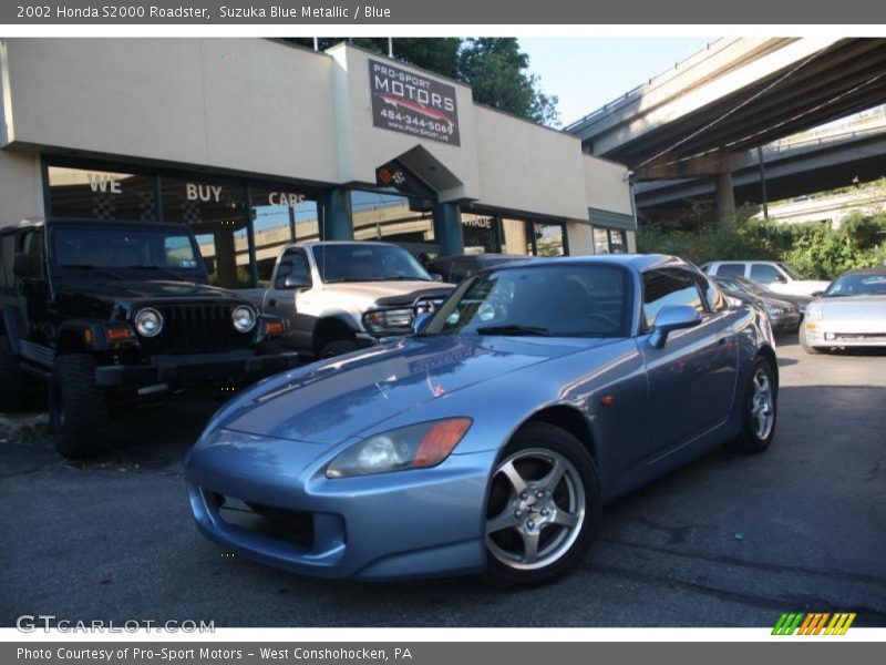 Suzuka Blue Metallic / Blue 2002 Honda S2000 Roadster
