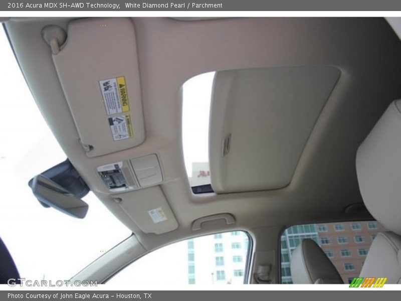White Diamond Pearl / Parchment 2016 Acura MDX SH-AWD Technology