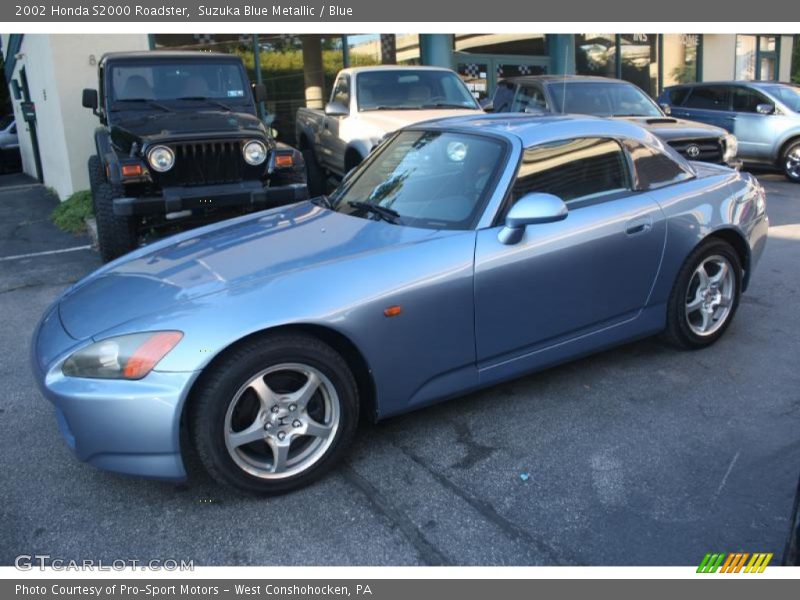 Suzuka Blue Metallic / Blue 2002 Honda S2000 Roadster
