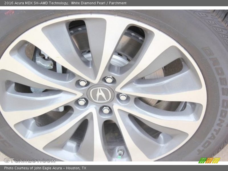 White Diamond Pearl / Parchment 2016 Acura MDX SH-AWD Technology
