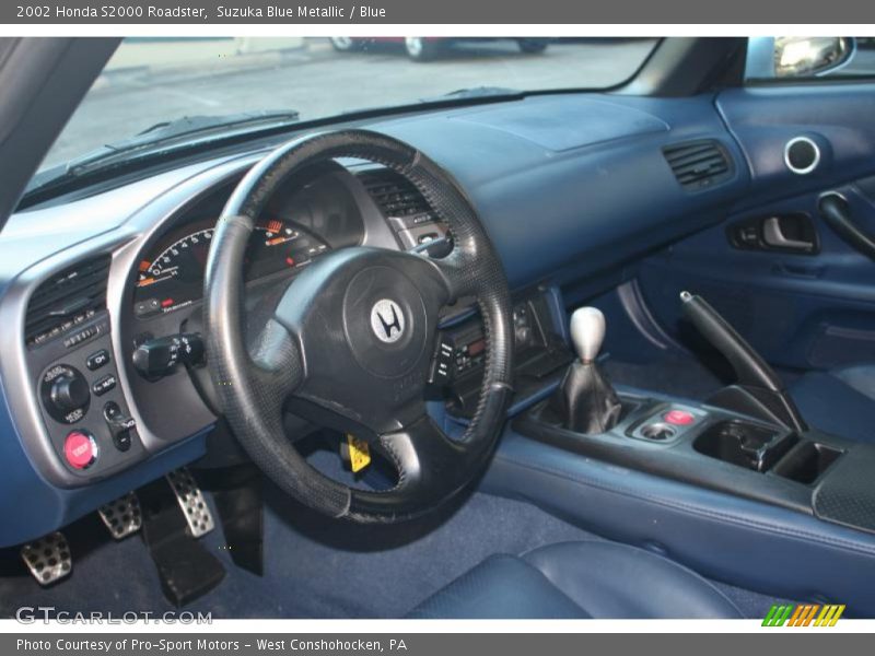 Suzuka Blue Metallic / Blue 2002 Honda S2000 Roadster