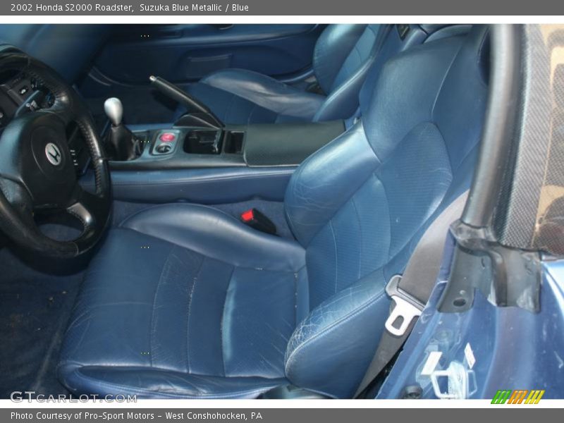 Suzuka Blue Metallic / Blue 2002 Honda S2000 Roadster