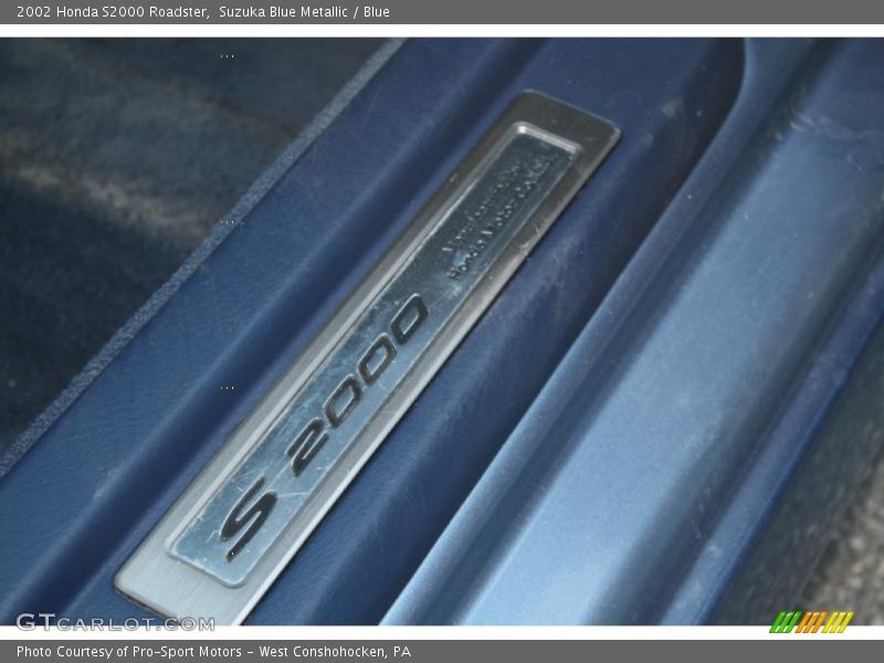 Suzuka Blue Metallic / Blue 2002 Honda S2000 Roadster