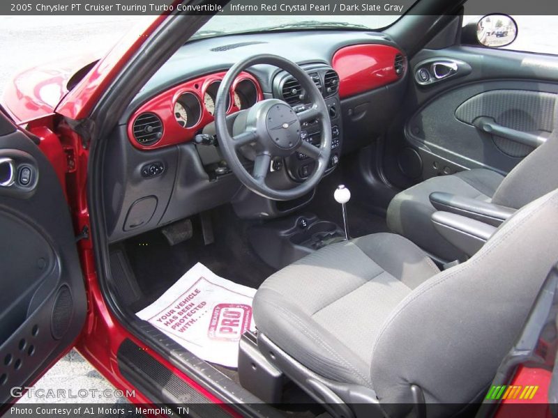 Inferno Red Crystal Pearl / Dark Slate Gray 2005 Chrysler PT Cruiser Touring Turbo Convertible