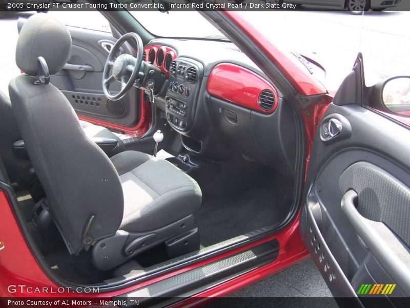 Inferno Red Crystal Pearl / Dark Slate Gray 2005 Chrysler PT Cruiser Touring Turbo Convertible