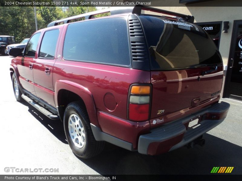Sport Red Metallic / Gray/Dark Charcoal 2004 Chevrolet Suburban 1500 Z71 4x4