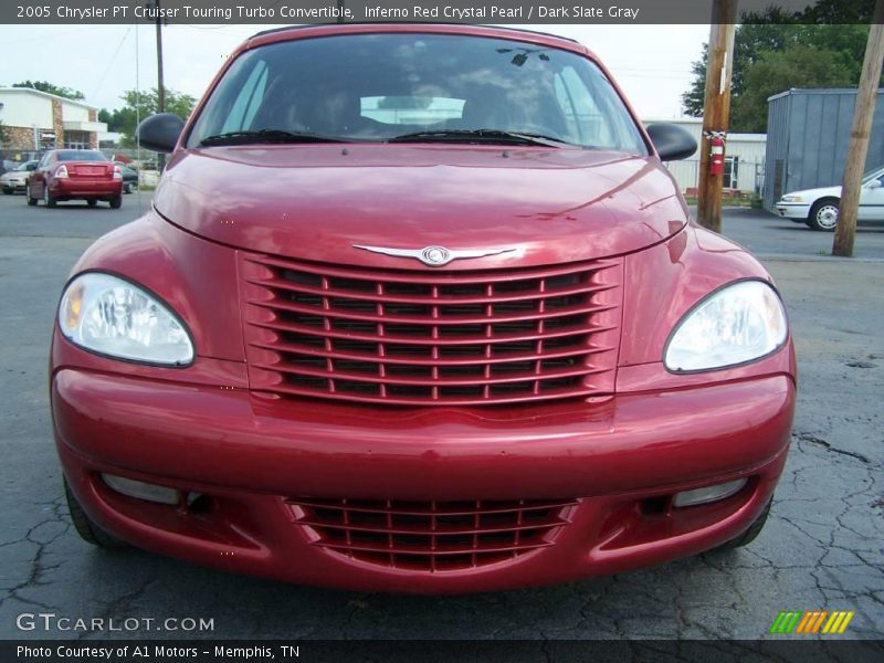 Inferno Red Crystal Pearl / Dark Slate Gray 2005 Chrysler PT Cruiser Touring Turbo Convertible