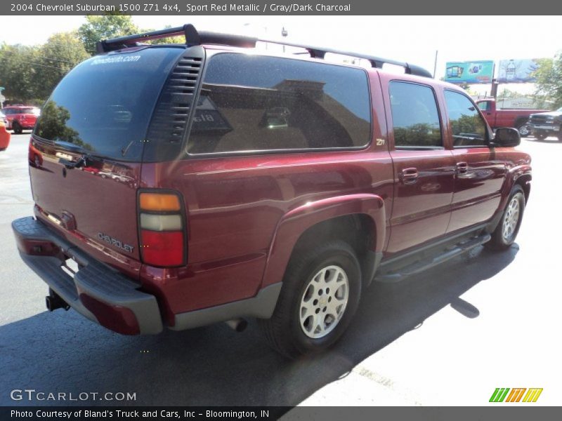 Sport Red Metallic / Gray/Dark Charcoal 2004 Chevrolet Suburban 1500 Z71 4x4