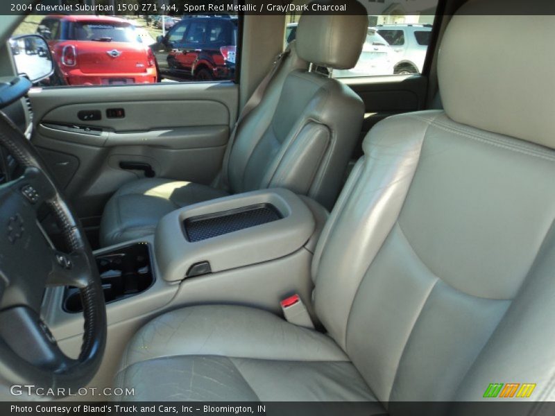Sport Red Metallic / Gray/Dark Charcoal 2004 Chevrolet Suburban 1500 Z71 4x4