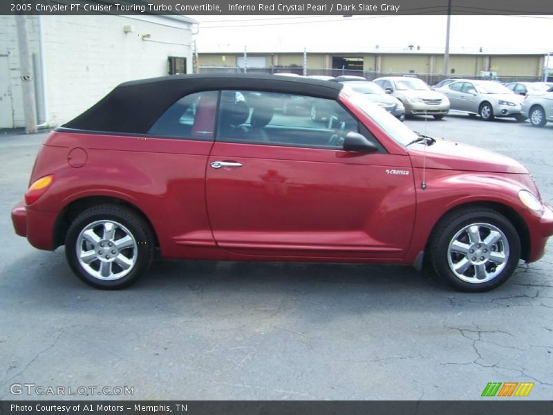 Inferno Red Crystal Pearl / Dark Slate Gray 2005 Chrysler PT Cruiser Touring Turbo Convertible