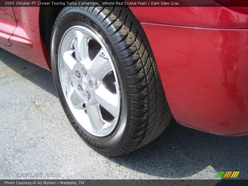 Inferno Red Crystal Pearl / Dark Slate Gray 2005 Chrysler PT Cruiser Touring Turbo Convertible