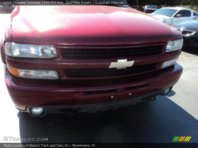 Sport Red Metallic / Gray/Dark Charcoal 2004 Chevrolet Suburban 1500 Z71 4x4