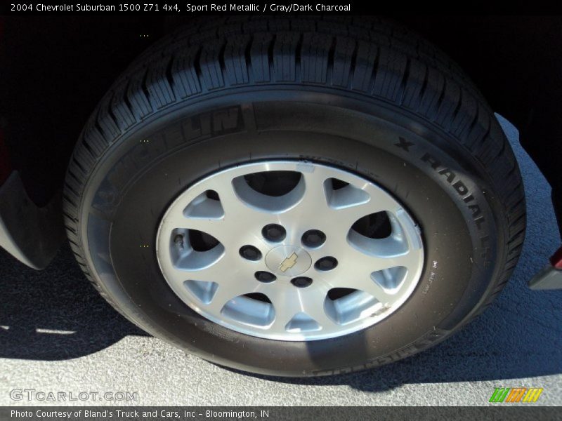Sport Red Metallic / Gray/Dark Charcoal 2004 Chevrolet Suburban 1500 Z71 4x4