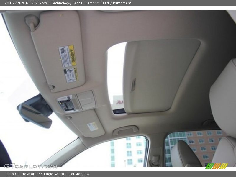 White Diamond Pearl / Parchment 2016 Acura MDX SH-AWD Technology
