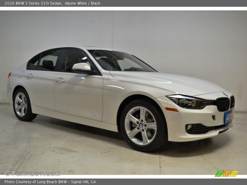 Alpine White / Black 2016 BMW 3 Series 320i Sedan