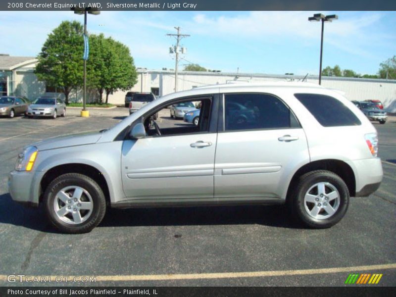 Silverstone Metallic / Light Gray 2008 Chevrolet Equinox LT AWD
