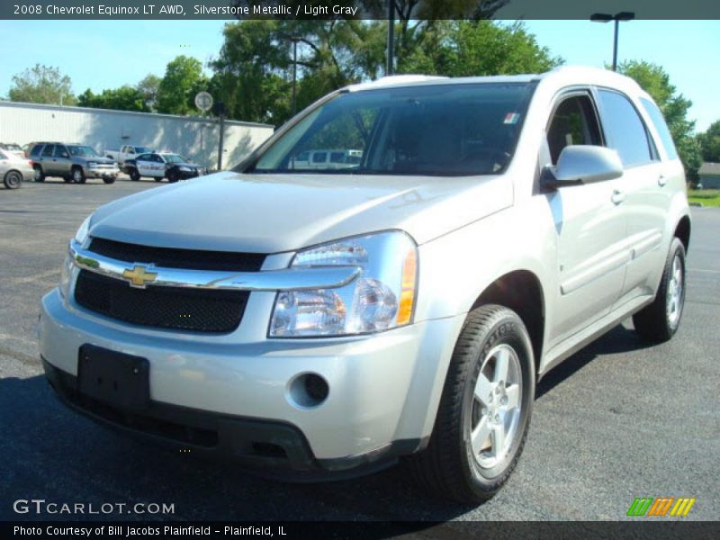 Silverstone Metallic / Light Gray 2008 Chevrolet Equinox LT AWD