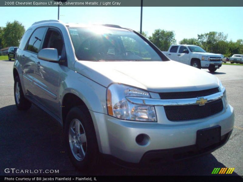Silverstone Metallic / Light Gray 2008 Chevrolet Equinox LT AWD