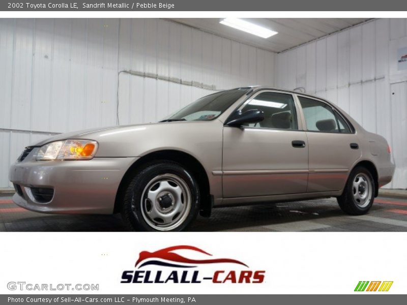 Sandrift Metallic / Pebble Beige 2002 Toyota Corolla LE