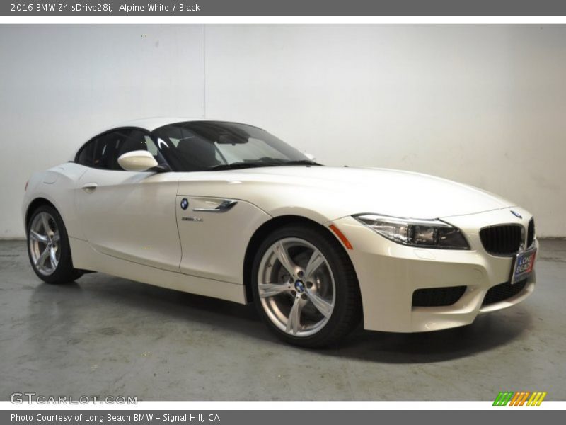 Alpine White / Black 2016 BMW Z4 sDrive28i