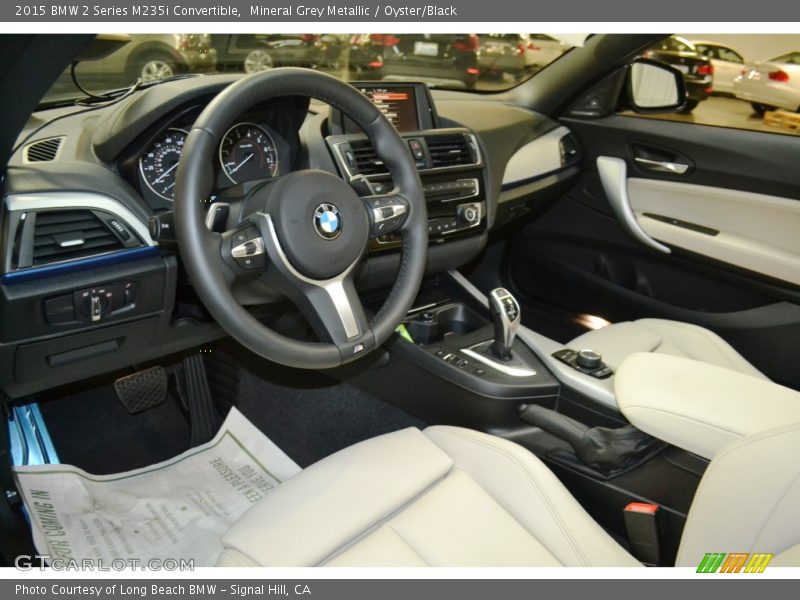 Mineral Grey Metallic / Oyster/Black 2015 BMW 2 Series M235i Convertible