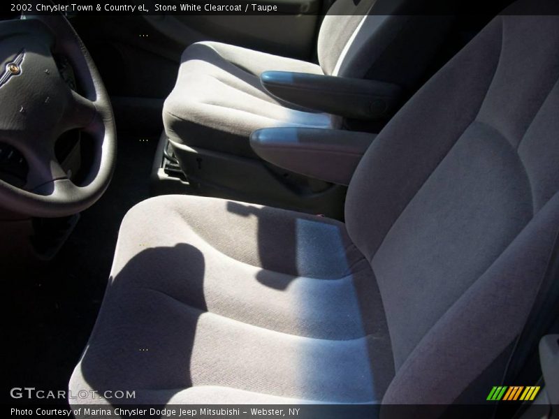 Stone White Clearcoat / Taupe 2002 Chrysler Town & Country eL