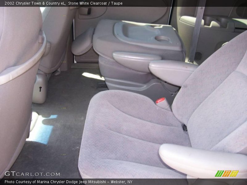 Stone White Clearcoat / Taupe 2002 Chrysler Town & Country eL