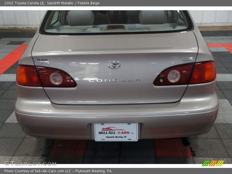 Sandrift Metallic / Pebble Beige 2002 Toyota Corolla LE