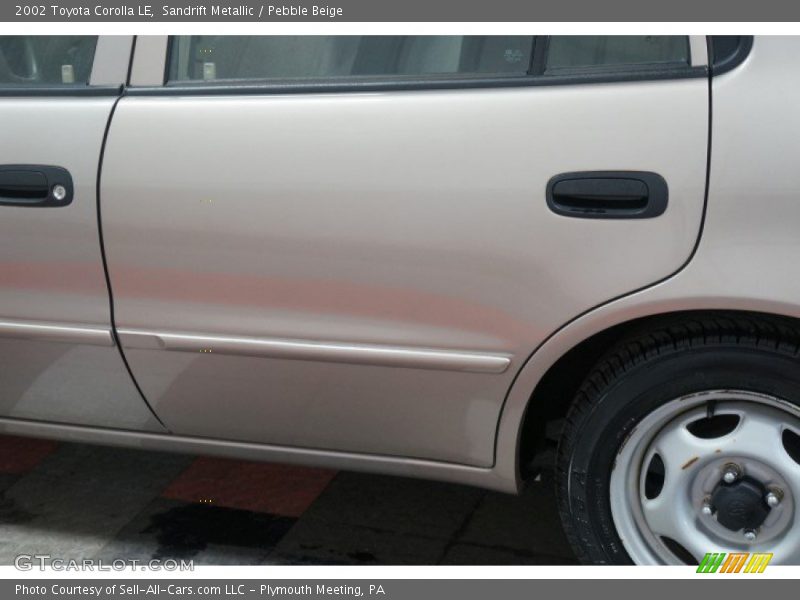 Sandrift Metallic / Pebble Beige 2002 Toyota Corolla LE